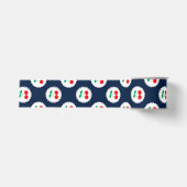 Kirschmuster – Retro Frucht Geschenk & Dekor Ripsband (Vorderseite)