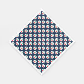 Kirschmuster – Retro Frucht Geschenk & Dekor Serviette (Ecke)