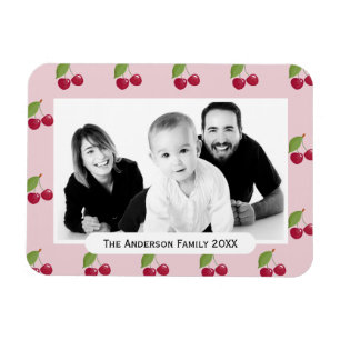 Kirschmuster Rosa Benutzerdefiniertes Foto Persona Magnet