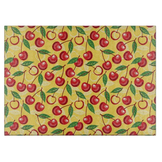 Kirschmuster Schneidebrett (Vorderseite)