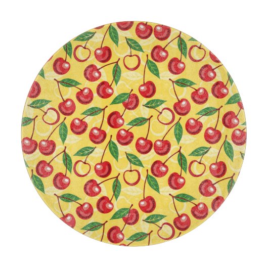Kirschmuster Schneidebrett (Vorderseite)