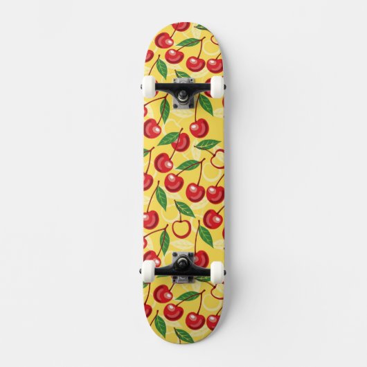 Kirschmuster Skateboard (Vorderseite)