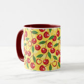 Kirschmuster Tasse (Vorderseite Links)