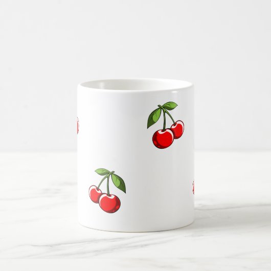 Kirschpaar-Muster Kaffeetasse (Mittel)