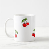 Kirschpaar-Muster Kaffeetasse (Links)