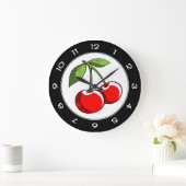 Kirschpaare Große Wanduhr (Zuhause)