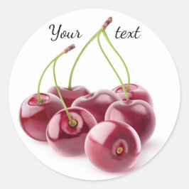 Kirschpalast Runder Aufkleber