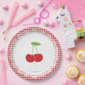 KirschParty-Papierplatte Pappteller (Party)