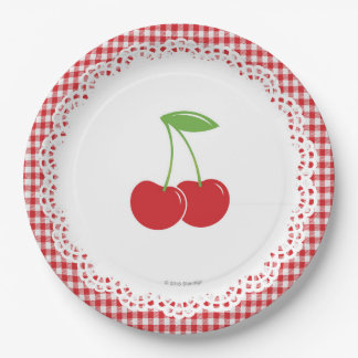 KirschParty-Papierplatte Pappteller