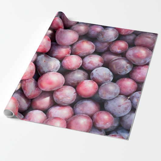 Kirschpflaumenuntergrund Geschenkpapier (Ungerollt)