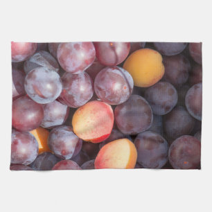 Kirschpflaumenuntergrund Geschirrtuch