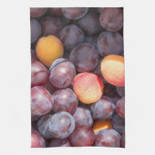 Kirschpflaumenuntergrund Geschirrtuch (Vertikal)