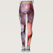 Kirschpflaumenuntergrund Leggings (Vorderseite)