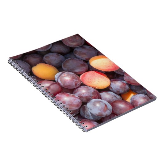 Kirschpflaumenuntergrund Notizblock (Rechte Seite)