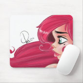 Kirschpinup-Mausunterlage Mousepad (Mit Mouse)