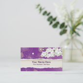 KirschPop-Blüten Kirschblüte Visitenkarte (Stehend Vorderseite)