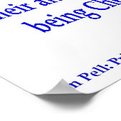 Kirschposter Poster (Ecke)