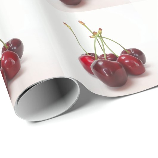 Kirschreife Geschenkpapier (Rolleneckpunkt)