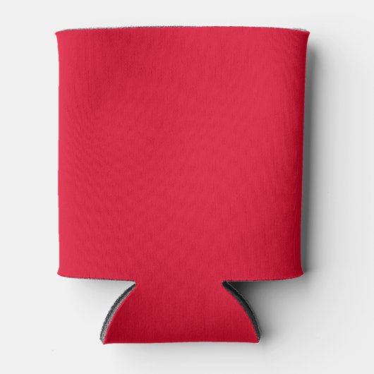 Kirschrosa Einheitliche Farbe Dosenkühler (Vorderseite)