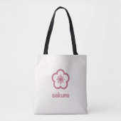 Kirschrosa Sakura-Blüte - Neutral Tasche (Vorderseite)