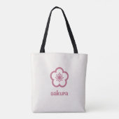 Kirschrosa Sakura-Blüte - Neutral Tasche (Rückseite)