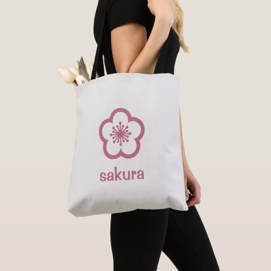 Kirschrosa Sakura-Blüte - Neutral Tasche (Von Nahem)