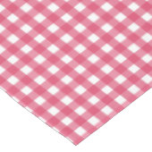 Kirschrot kariert tischdecke (Schrägansicht)