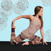 Kirschrot, rosa Marmor Leggings