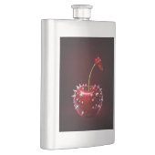 Kirschrot-Stil-Edelstahl-Flasche Flachmann (Rechts)