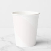 Kirschrote Hochzeit Pappbecher (Rückseite)