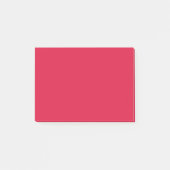 Kirschrote Post-it-Notizen – Anpassbar Post-it Klebezettel (Vorderseite)
