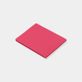 Kirschrote Post-it-Notizen – Anpassbar Post-it Klebezettel (angewinkelt)