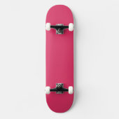 Kirschrotes Skateboard mit modernem, schlankem Des (Vorderseite)