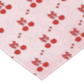 Kirschrotes Tischtuch Tischdecke (Schrägansicht)