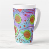 Kirschsaft-Trinkbecher Latte Milchtasse (Rechte Ecke)