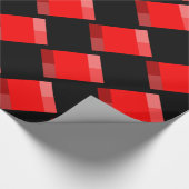 KirschSchachbrett-Brett-Band-Verpackungs-Papier Geschenkpapier (Ecke)