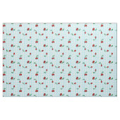 Kirschschädel auf Gingham Stoff (Fat Quarter (45,7 x 55,9 cm))