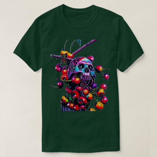 Kirschschädel T-Shirt (Design vorne)