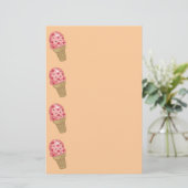 KirschSchokoladensplitter-Briefpapier Briefpapier (Stehend Vorderseite)