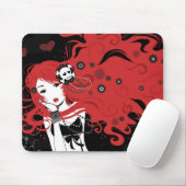 Kirschschuß Mousepad (Mit Mouse)