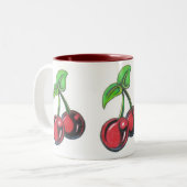 KirschTasse Zweifarbige Tasse (Vorderseite Links)