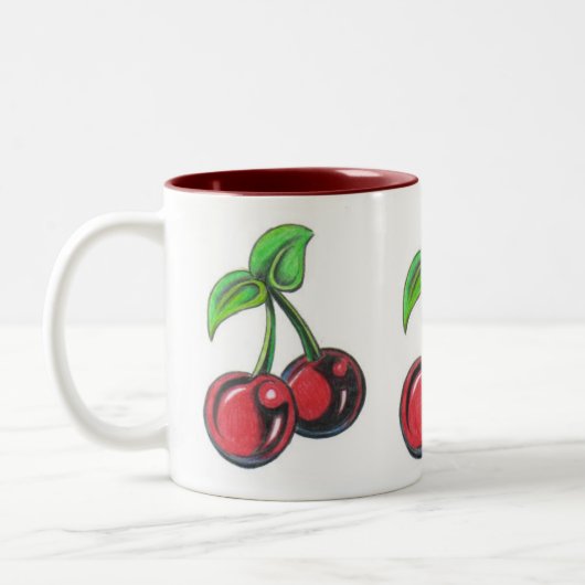 KirschTasse Zweifarbige Tasse (Links)