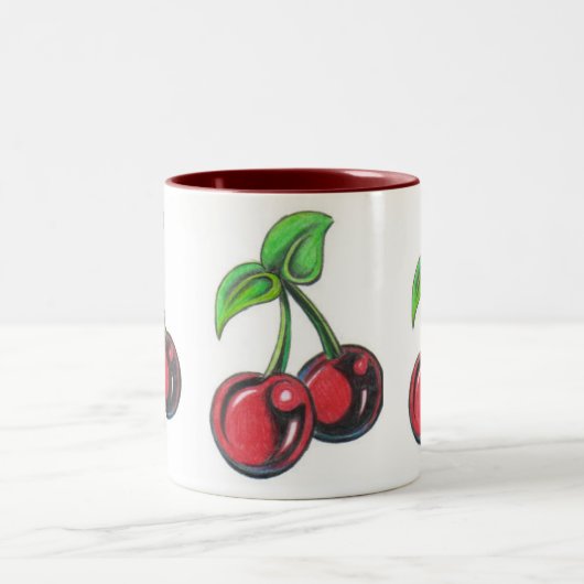 KirschTasse Zweifarbige Tasse (Mittel)