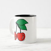 KirschTassen Zweifarbige Tasse (Vorderseite Links)