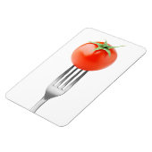 Kirschtomate auf einer Gabel Magnet (Linke Seite)