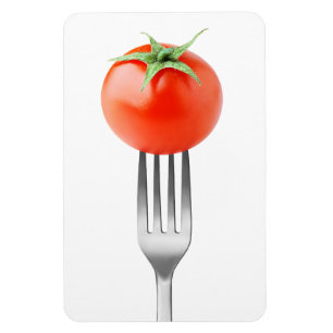 Kirschtomate auf einer Gabel Magnet