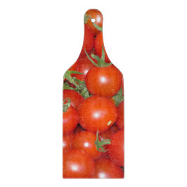 Kirschtomate-Ernte-Glasschneiden-Brett Schneidebrett