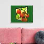 KirschTomaten aus der Gestell-Natur Leinwanddruck (Insitu (Wohnzimmer))