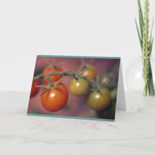 Kirschtomaten Karte (Vorderseite)