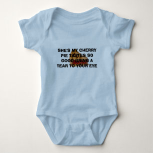 Kirschtorte Baby Strampler